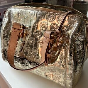 Michael Kors Greyson Bag in Gold